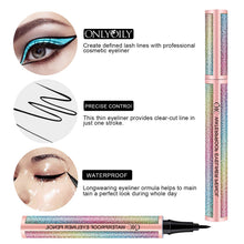Carica l'immagine nel visualizzatore di Gallery, Onlyoily Eyeliner waterproof, eyeliner liquido nero, 2 - Ilgrandebazar