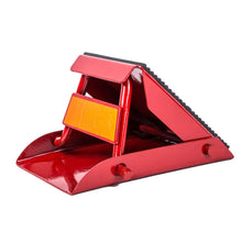 Carica l'immagine nel visualizzatore di Gallery, 2 mini cunei bloccaruota, pieghevoli, 1000 kg di colore rosso - Ilgrandebazar