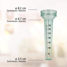 Carica l'immagine nel visualizzatore di Gallery, Lantelme, set di 2 pluviometri con paletto in plastica e vetro, colore: verde - Ilgrandebazar