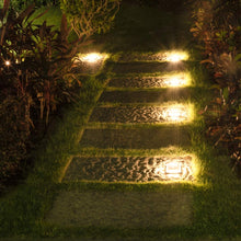 Carica l'immagine nel visualizzatore di Gallery, Luci Solari da Giardino, Lampada Solare Esterno, 4pcs Bianco Caldo 3000k - Ilgrandebazar