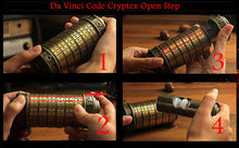 Carica l'immagine nel visualizzatore di Gallery, anbiwangluo da Vinci Code Mini Cryptex Romantico Regalo di Compleanno Bronze - Ilgrandebazar