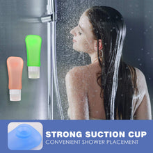 Carica l'immagine nel visualizzatore di Gallery, MoKo Bottiglie da Viaggio in Silicone, 4X 89ml Contenitori con Colorato A - Ilgrandebazar