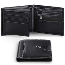 Carica l'immagine nel visualizzatore di Gallery, Portafoglio Uomo RFID Blocking con cartoline e borsa,Trifold Slim Portafogli... - Ilgrandebazar