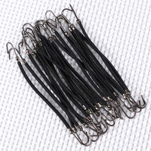 Carica l'immagine nel visualizzatore di Gallery, SOLUSTRE 12 elastici per capelli per coda di cavallo (nero) 12St Nero