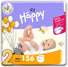 Carica l'immagine nel visualizzatore di Gallery, Bella Baby Happy - 156 Pannolini taglia 2 3-6kg