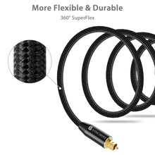 Carica l'immagine nel visualizzatore di Gallery, Syncwire Cavo Ottico Audio Digitale - 2m Toslink [24k...