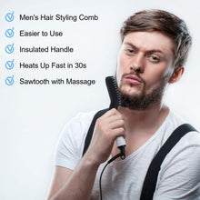Carica l'immagine nel visualizzatore di Gallery, Pettine Barba Capelli, Tencoz Lisciante per Capelli e White - Ilgrandebazar