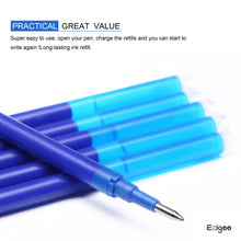 Carica l'immagine nel visualizzatore di Gallery, Ricariche Penne Cancellabili Punta 0,7 mm - Confezione Blu 9, blu - Ilgrandebazar