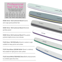 Carica l'immagine nel visualizzatore di Gallery, Set 6 Lima Unghie Professionale Gel Acrilico Manicure Buffer Lime Unghie... - Ilgrandebazar