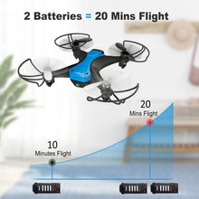 Carica l'immagine nel visualizzatore di Gallery, tech rc Mini Drone Facile da Pilotare con Due Batterie Funzione di Un Small - Ilgrandebazar