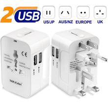 Carica l'immagine nel visualizzatore di Gallery, Adattatore Nuovo-Bianco,2 Porte USB-- 1 A, 1 A - Ilgrandebazar
