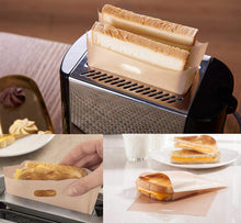 Carica l'immagine nel visualizzatore di Gallery, ilauke 12pz Sacchetti Toast Riutilizzabili Tostapane Antiaderente... - Ilgrandebazar