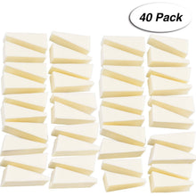 Carica l'immagine nel visualizzatore di Gallery, Circa 40 spugne triangolari per trucco, cosmetici, nail art, white - Ilgrandebazar