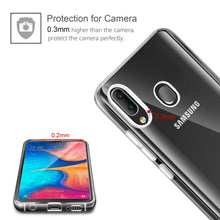 Carica l'immagine nel visualizzatore di Gallery, Leathlux Cover Samsung Galaxy A20e Custodia Trasparente + 2 × Pellicola... - Ilgrandebazar