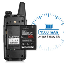 Carica l'immagine nel visualizzatore di Gallery, Baofeng GT-22 Walkie Talkie PMR446 Ricetrasmittenti 16 Canali 2 pcs, Nero - Ilgrandebazar