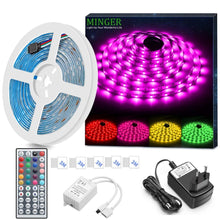 Carica l'immagine nel visualizzatore di Gallery, Striscia LED RGB 5M, Minger Impermeabile Rgb 5m