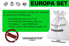 Carica l'immagine nel visualizzatore di Gallery, Drehmeister - Adattatore per bombole del Gas Europa l'estrazione -... - Ilgrandebazar