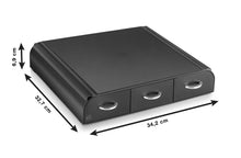 Carica l'immagine nel visualizzatore di Gallery, CEP 2230060011 Organizzatore cialde per macchina da caffè, 3 cassetti, Nero - Ilgrandebazar