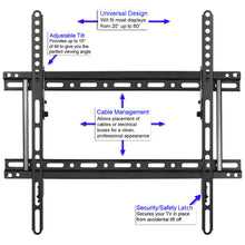 Carica l'immagine nel visualizzatore di Gallery, Cheetah Mounts APTMM2B Supporto da Parete per TV Inclinabile VESA 600, black - Ilgrandebazar