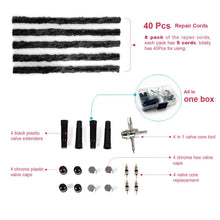 Carica l'immagine nel visualizzatore di Gallery, MAIKEHIGH Kit di Riparazione gomme Heavy Duty - 67 Pezzi PC per L, Blu - Ilgrandebazar