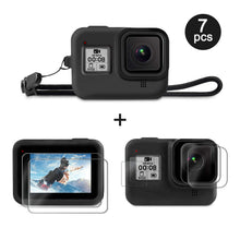 Carica l'immagine nel visualizzatore di Gallery, Deyard Kit Accessori per GoPro Hero 8 con Custodia Protettiva in Silicone +... - Ilgrandebazar