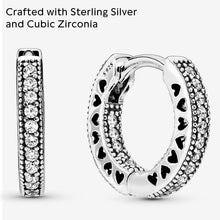 Carica l'immagine nel visualizzatore di Gallery, Pandora Orecchini a Cerchio Donna argento - 296317CZ
