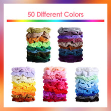 Carica l'immagine nel visualizzatore di Gallery, Meamae care Elastici per capelli 50 colori(pcs), scrunchies velluto... - Ilgrandebazar