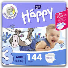 Carica l'immagine nel visualizzatore di Gallery, Bella Baby Happy - 144 Pannolini taglia 3 5-9kg