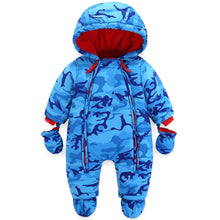 Carica l'immagine nel visualizzatore di Gallery, Bambino Tute da neve con Guanti e Scarpe Ragazze Inverno Pagliaccetto con... - Ilgrandebazar