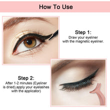 Carica l'immagine nel visualizzatore di Gallery, Winpok Ciglia Magnetiche con Eyeliner Magnetico, magnetiche, Gold - Ilgrandebazar