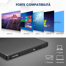 Carica l'immagine nel visualizzatore di Gallery, VicTsing Masterizzatore Dvd CD Esterno, unità Esterna USB 3.0 con Nero - Ilgrandebazar
