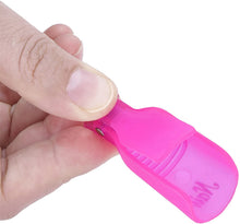 Carica l'immagine nel visualizzatore di Gallery, 10 cappucci con clip per rimuovere smalto in gel, Nail Art e acrilico