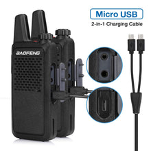 Carica l'immagine nel visualizzatore di Gallery, Baofeng GT-22 Walkie Talkie PMR446 Ricetrasmittenti 16 Canali 2 pcs, Nero - Ilgrandebazar