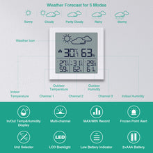 Carica l'immagine nel visualizzatore di Gallery, ORIA Stazione Meteo Digital, Termometro Igrometro Wireless da Interno...