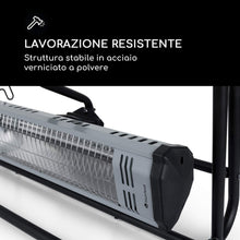 Carica l'immagine nel visualizzatore di Gallery, blumfeldt Team Mate - Lampada Riscaldante, Radiatore a Infrarossi con Acciaio - Ilgrandebazar