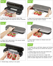 Carica l'immagine nel visualizzatore di Gallery, Macchina Sottovuoto per Alimenti, KitchenBoss G210/Acciaio Inossidabile - Ilgrandebazar