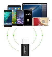 Carica l'immagine nel visualizzatore di Gallery, EasyULT Adattatore USB C a Micro [4 Pack], C Adapter 4 pack, Nero - Ilgrandebazar