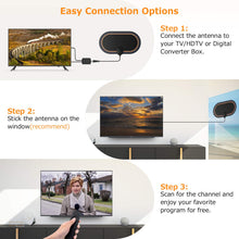 Carica l'immagine nel visualizzatore di Gallery, Bqeel Antenna tv interna per digitale terrestre DTT DVB-T/DVB-T 2 Antenna... - Ilgrandebazar