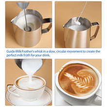 Carica l'immagine nel visualizzatore di Gallery, SIMPLETASTE Frullino Montalatte Schiumatore Cappuccinatore per Latte...