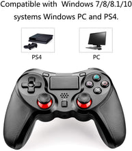 Carica l'immagine nel visualizzatore di Gallery, JAMSWALL Controller Wireless PS4, Controller di Wireless Bluetooth, Controller di Gioco Senza Fili con Joypad del Dualshock per PS4 Slim/PRO And PC(Windows 7/8/8.1/10