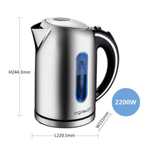Carica l'immagine nel visualizzatore di Gallery, Aigostar King 30CEA - Bollitore elettrico in acciaio 2200W - Ilgrandebazar