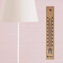 Carica l'immagine nel visualizzatore di Gallery, Lantelme - Termometro analogico in legno di faggio, set da 5 pezzi, Beige
