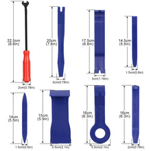 Carica l'immagine nel visualizzatore di Gallery, AGPTEK 8pcs Strumento di Rimozione Auto Kit Utensile Smontaggio per Blu - Ilgrandebazar