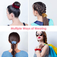 Carica l'immagine nel visualizzatore di Gallery, Meamae care Elastici per capelli 50 colori(pcs), scrunchies velluto... - Ilgrandebazar
