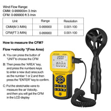 Carica l'immagine nel visualizzatore di Gallery, AOPUTTRIVER Anemometro Digitale Portatile AP-856A(Anemometro USB) - Ilgrandebazar