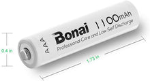 Carica l'immagine nel visualizzatore di Gallery, BONAI Batterie Ricaricabili AAA Alta Capacità, Pile 8 AAA, Bonai 8 pack - Ilgrandebazar