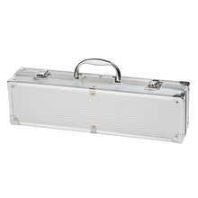 Carica l'immagine nel visualizzatore di Gallery, Bruzzzler Set posate da grill in acciaio inox, 3 pezzi, 3 Pezzi, Argento - Ilgrandebazar