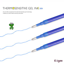 Carica l'immagine nel visualizzatore di Gallery, Ricariche Penne Cancellabili Punta 0,7 mm - Confezione Blu 9, blu - Ilgrandebazar