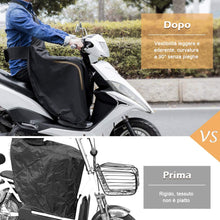 Carica l'immagine nel visualizzatore di Gallery, LOETAD Coprigambe Universale Scooter Impermeabile e Antivento Nero Sacchetto... - Ilgrandebazar