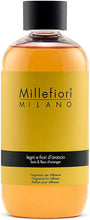 Carica l'immagine nel visualizzatore di Gallery, Millefiori Natural Ricarica per diffusore di 250ml, Legni E Fiori D'arancio